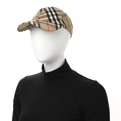 Burberry Cotton Blend Check EKD Baseball Hat L Sand 2 of 10