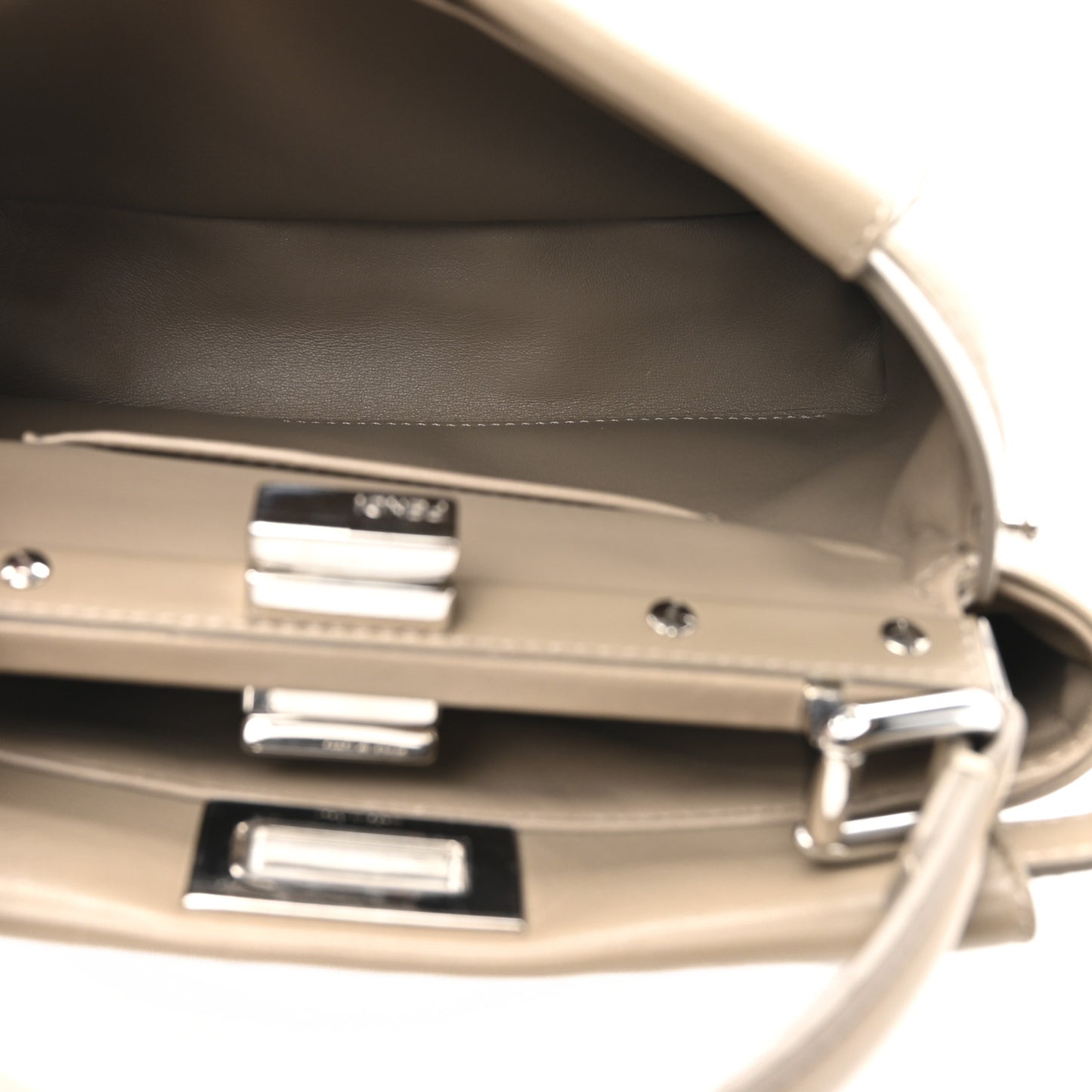 Nappa Mini Peekaboo Iconic Satchel Tortora