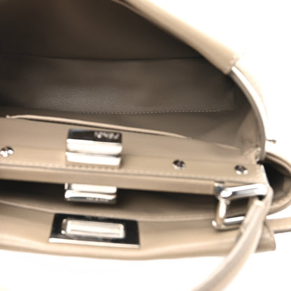Fendi Nappa Mini Peekaboo Iconic Satchel Tortora 5 of 15