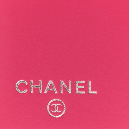 Chanel Caviar Quilted Chanel 19 Flap Card Holder Wallet Dark Pink 6 of 8