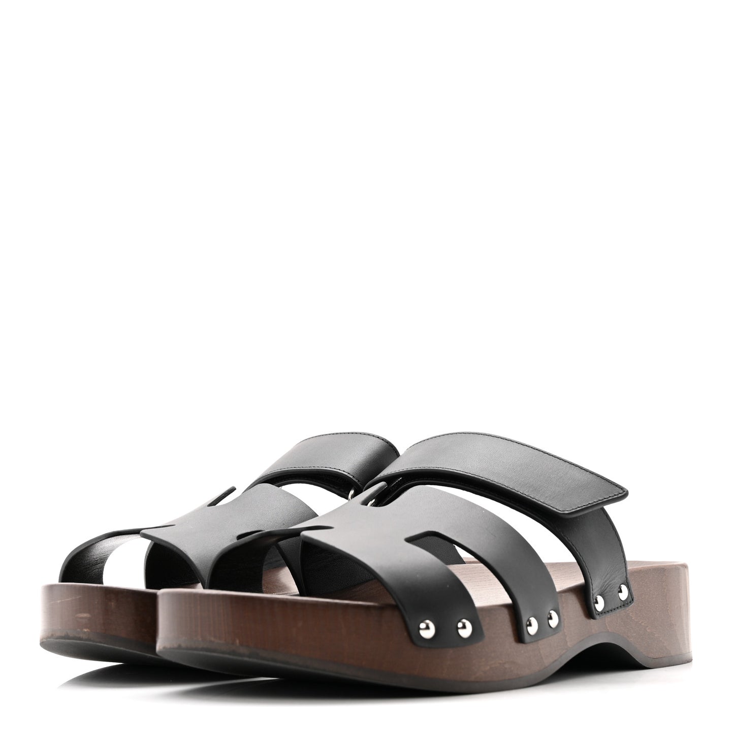 Calfskin Womens Kos Clog 39 Black