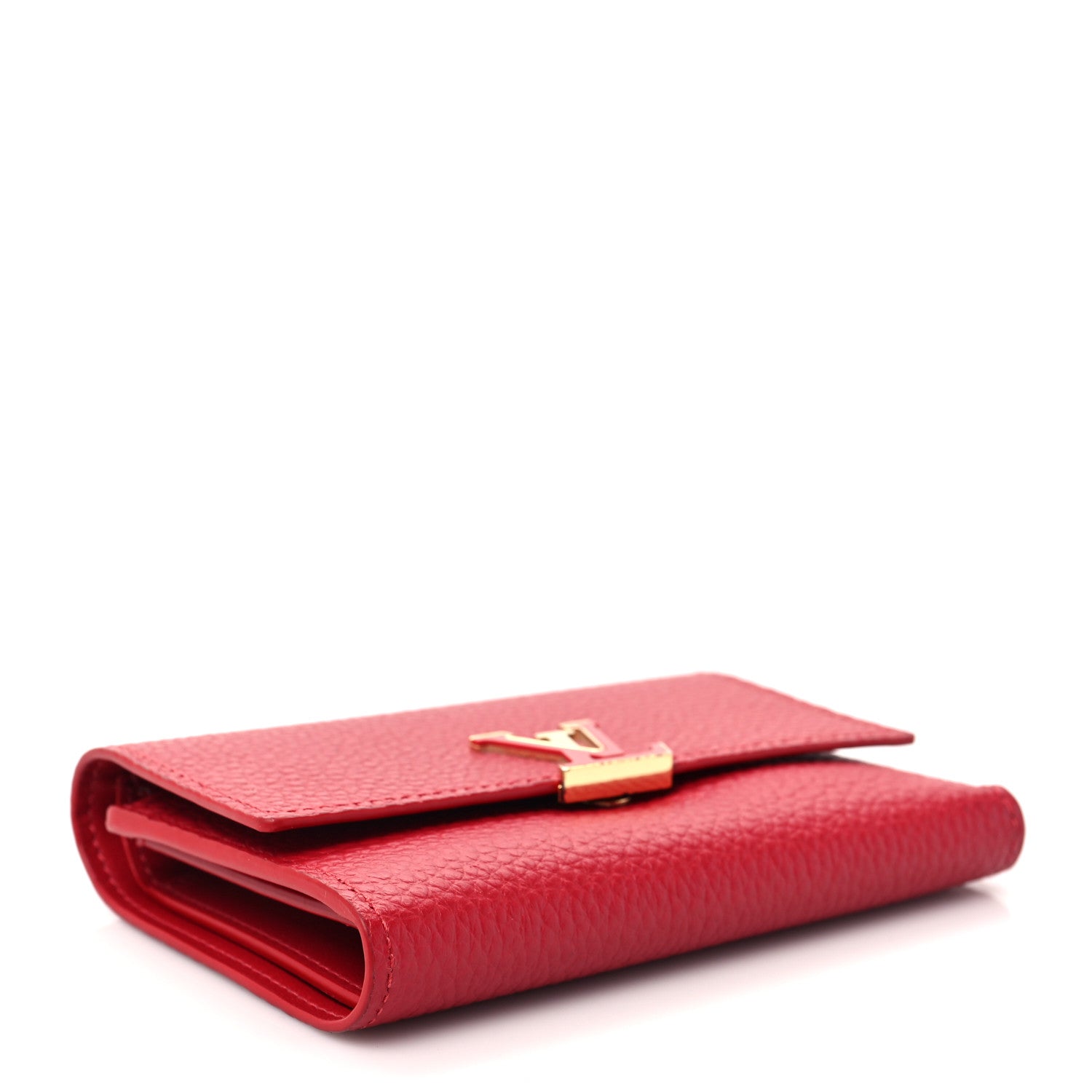 Louis Vuitton Taurillon Capucines Compact Wallet Rubis 4 of 8