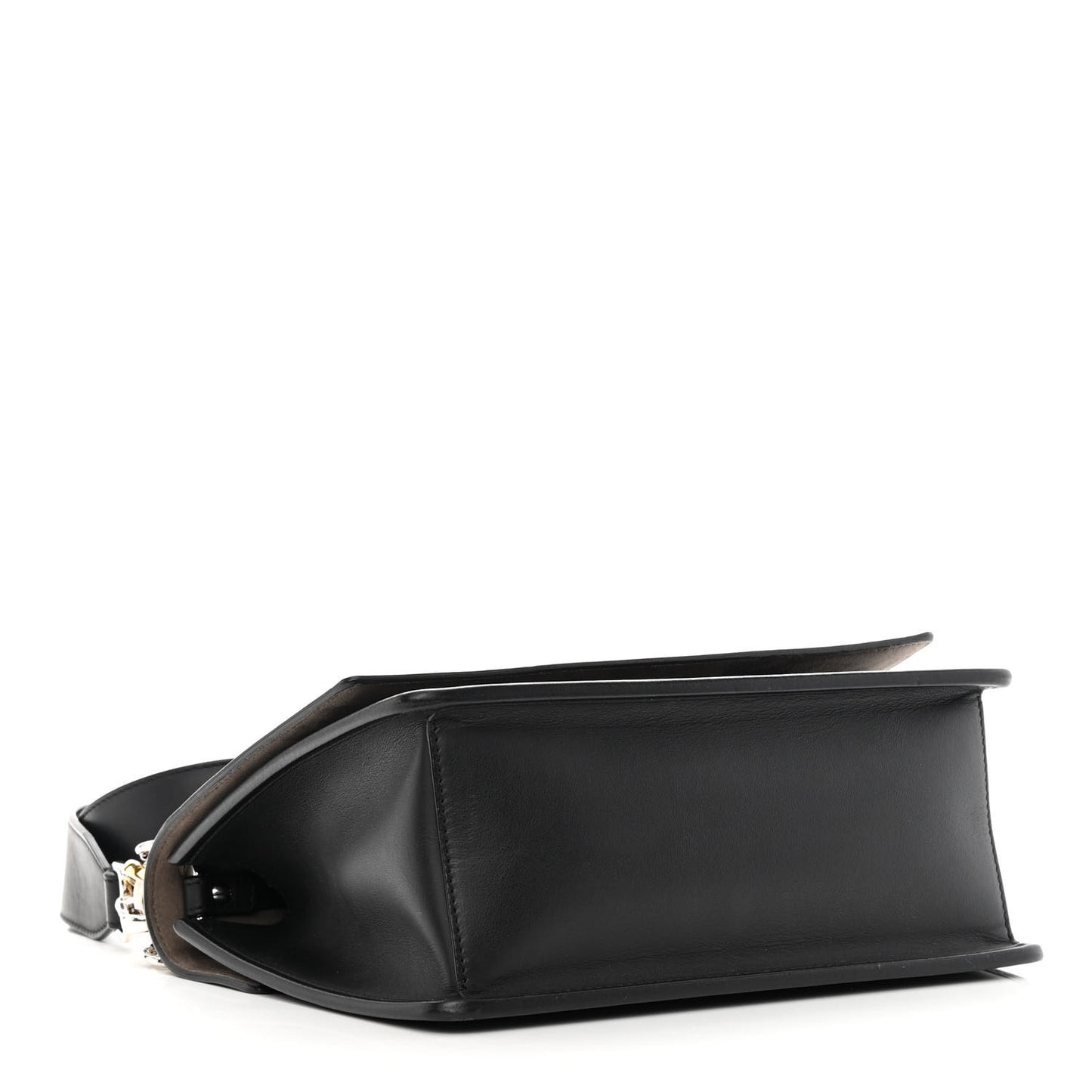 Vitello Century Opaco F is Fendi Kan I Shoulder Bag Black