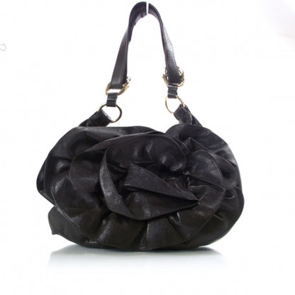 Saint Laurent Chevre Nadja Flower Sac Brown 1 of 9