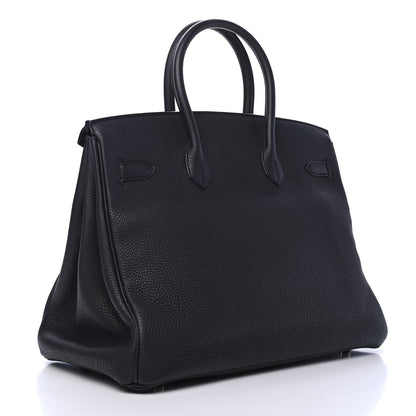 Hermes Togo Birkin 35 Black 2 of 8