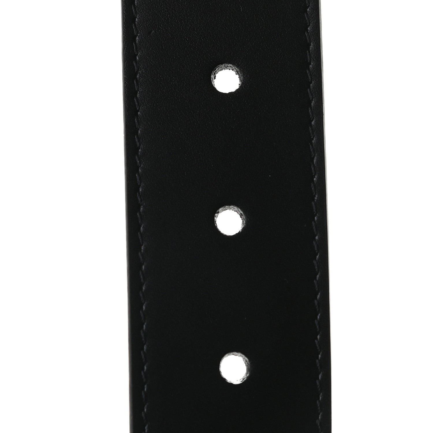 Louis Vuitton Calfskin 35mm Pont Neuf Belt 95 38 Black 4 of 4