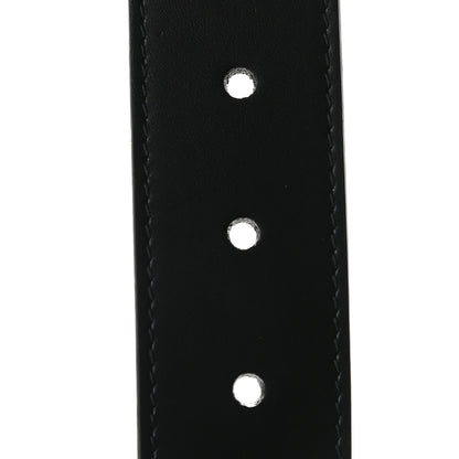 Louis Vuitton Calfskin 35mm Pont Neuf Belt 95 38 Black 4 of 4