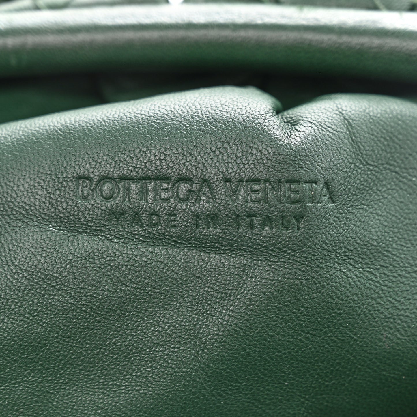 Nappa Maxi Intrecciato The Pouch Oversized Clutch Raintree