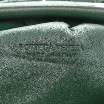 Bottega Veneta Nappa Maxi Intrecciato The Pouch Oversized Clutch Raintree 6 of 12