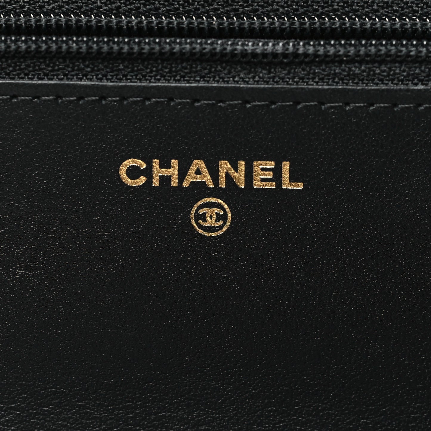 Aged Calfskin Quilted Reissue Wallet On Chain WOC Black