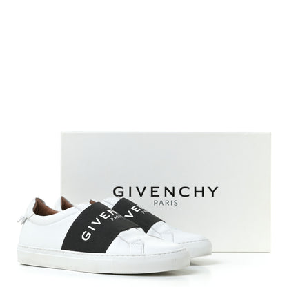 Givenchy Calfskin Band Logo Womens Urban Street Sneakers 39.5 White Black 13 of 13