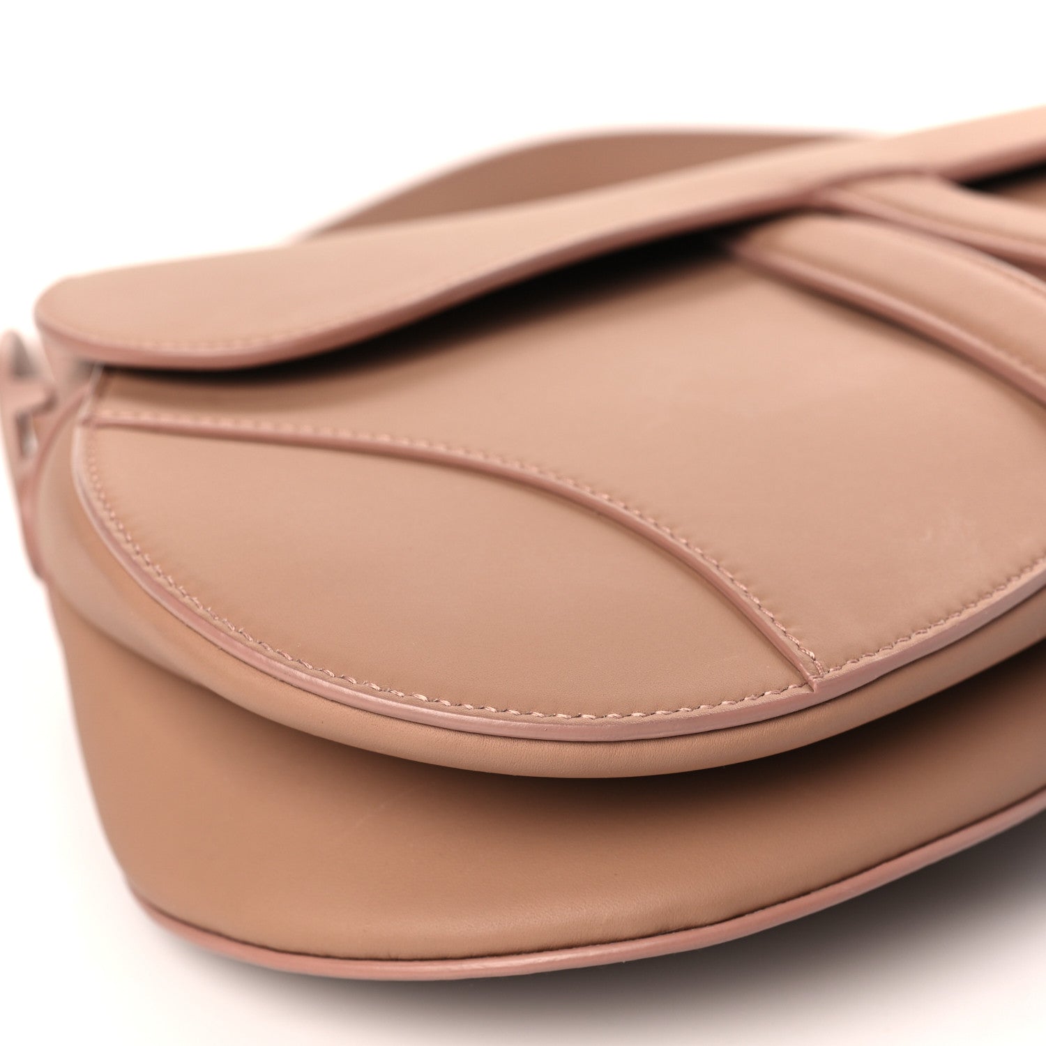 Christian Dior Ultra Matte Calfskin Saddle Bag Blush 8 of 11