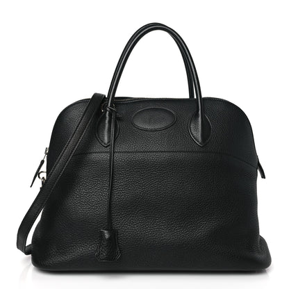 Hermes Taurillon Clemence Bolide 35 Black 1 of 9