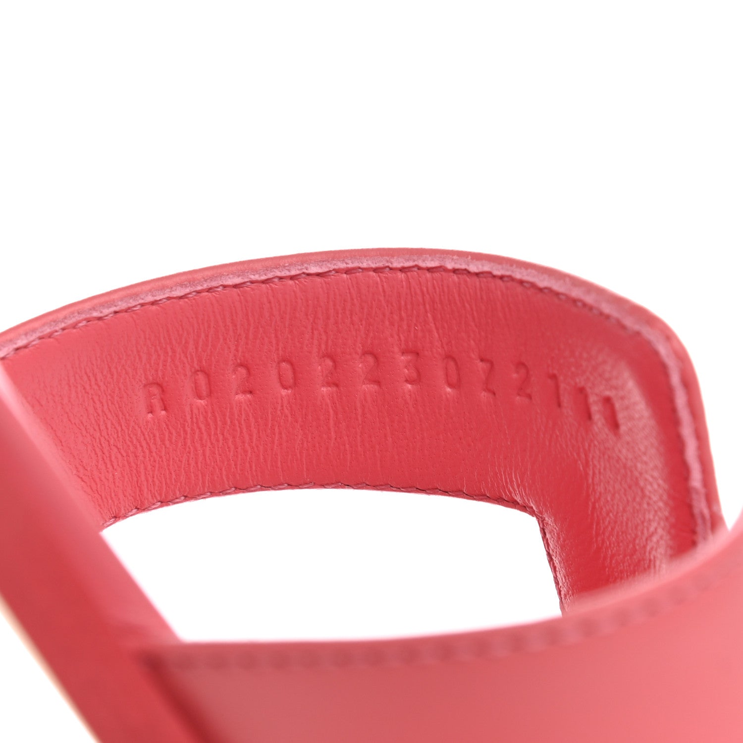 Hermes Calfskin Oran Sandals 37 Rose Boise 8 of 8