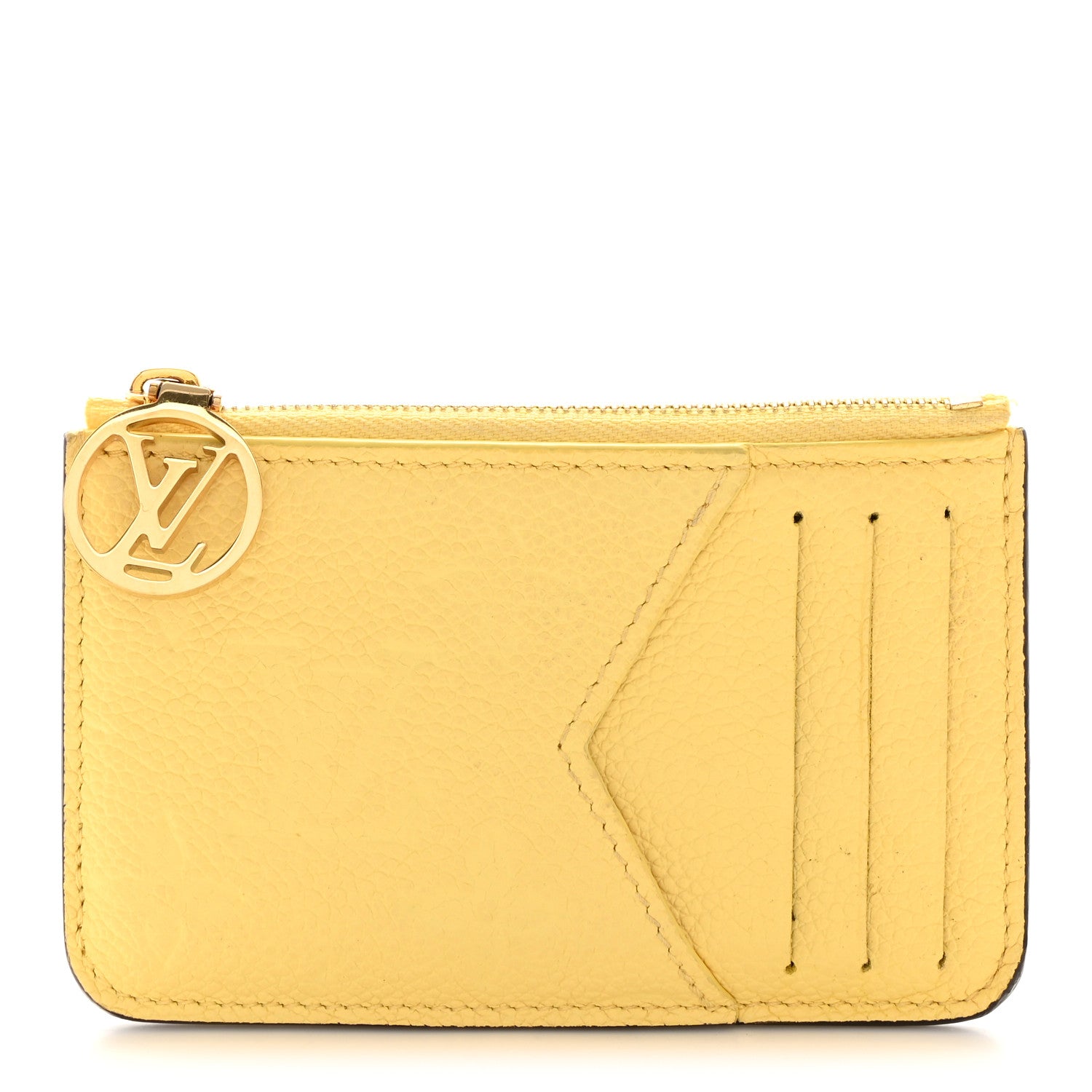 Louis Vuitton Empreinte Monogram Zipped Romy Card Holder Jaune 1 of 7
