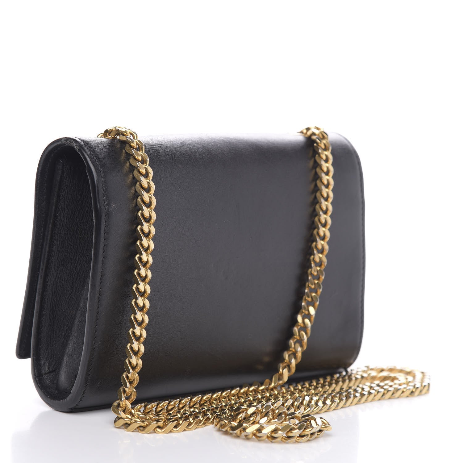 Saint Laurent Calfskin Small Classic Monogram Kate Tassel Satchel Black 3 of 14