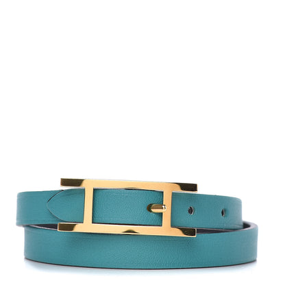Hermes Swift Behapi Double Tour Bracelet XS Malachite Black 1 of 8
