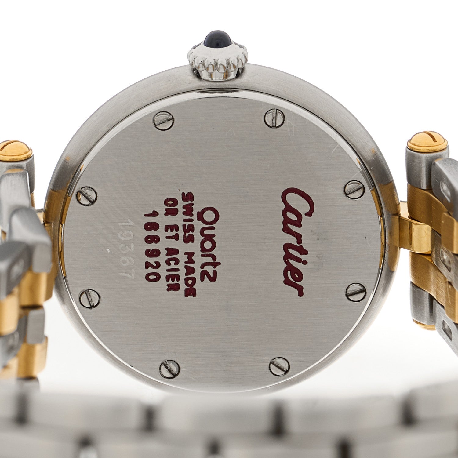 Cartier Stainless Steel 18K Yellow Gold 24mm Panthere Vendome Quartz Watch 4 of 4