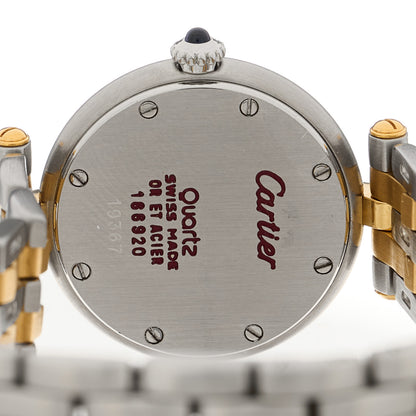 Cartier Stainless Steel 18K Yellow Gold 24mm Panthere Vendome Quartz Watch 4 of 4