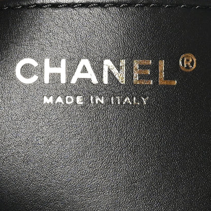 Chanel Washed Denim Quilted Small Chanel 25 Handbag Black 6 of 10