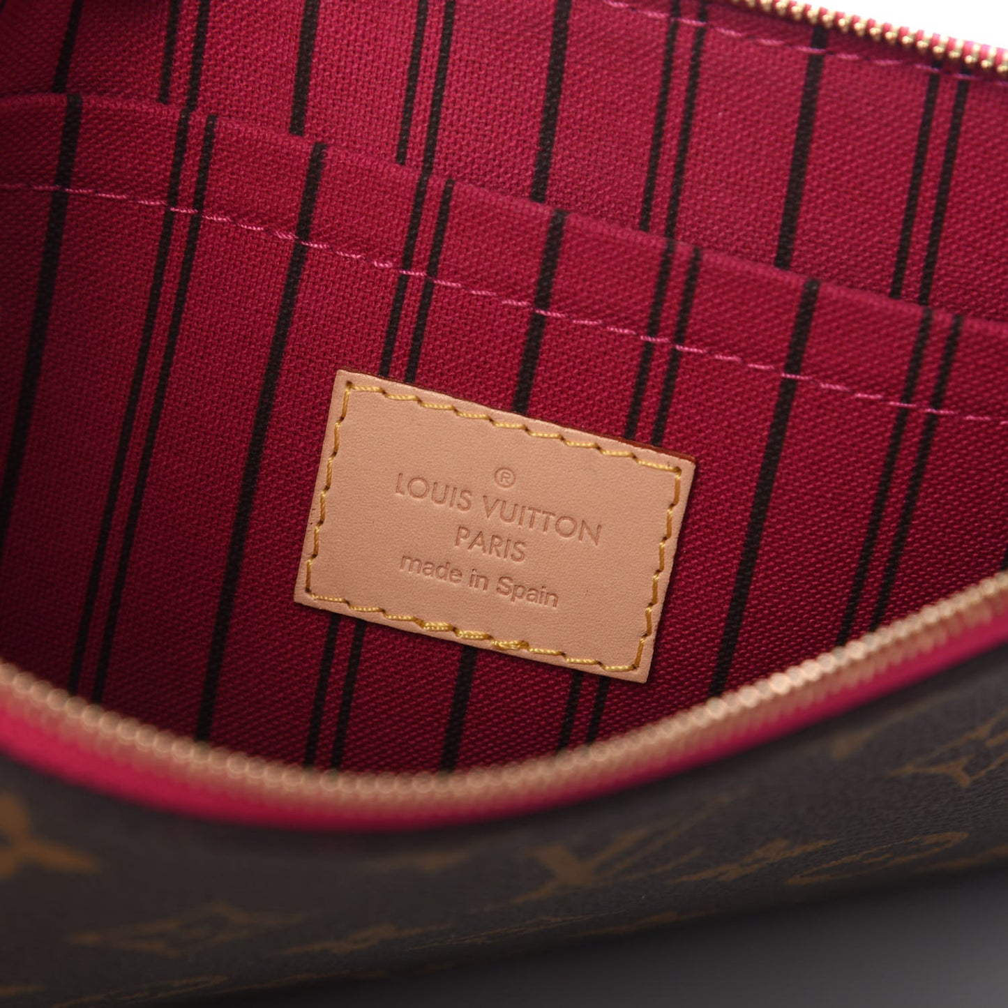 Monogram Neverfull MM GM Pochette Pivoine
