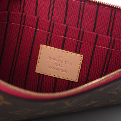 Louis Vuitton Monogram Neverfull MM GM Pochette Pivoine 6 of 7