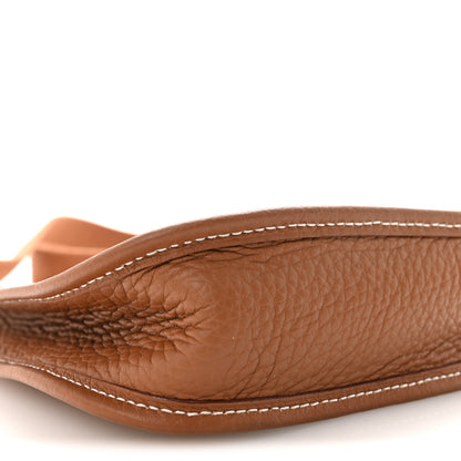 Hermes Taurillon Clemence Evelyne TPM Gold 8 of 9