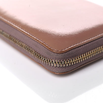 Gucci Patent Soho Zip Around Wallet Dark Cipria 15 of 23