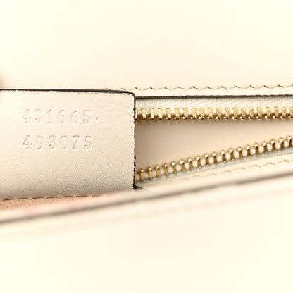 Gucci Calfskin Web Medium Sylvie Top Handle Bag White 7 of 14