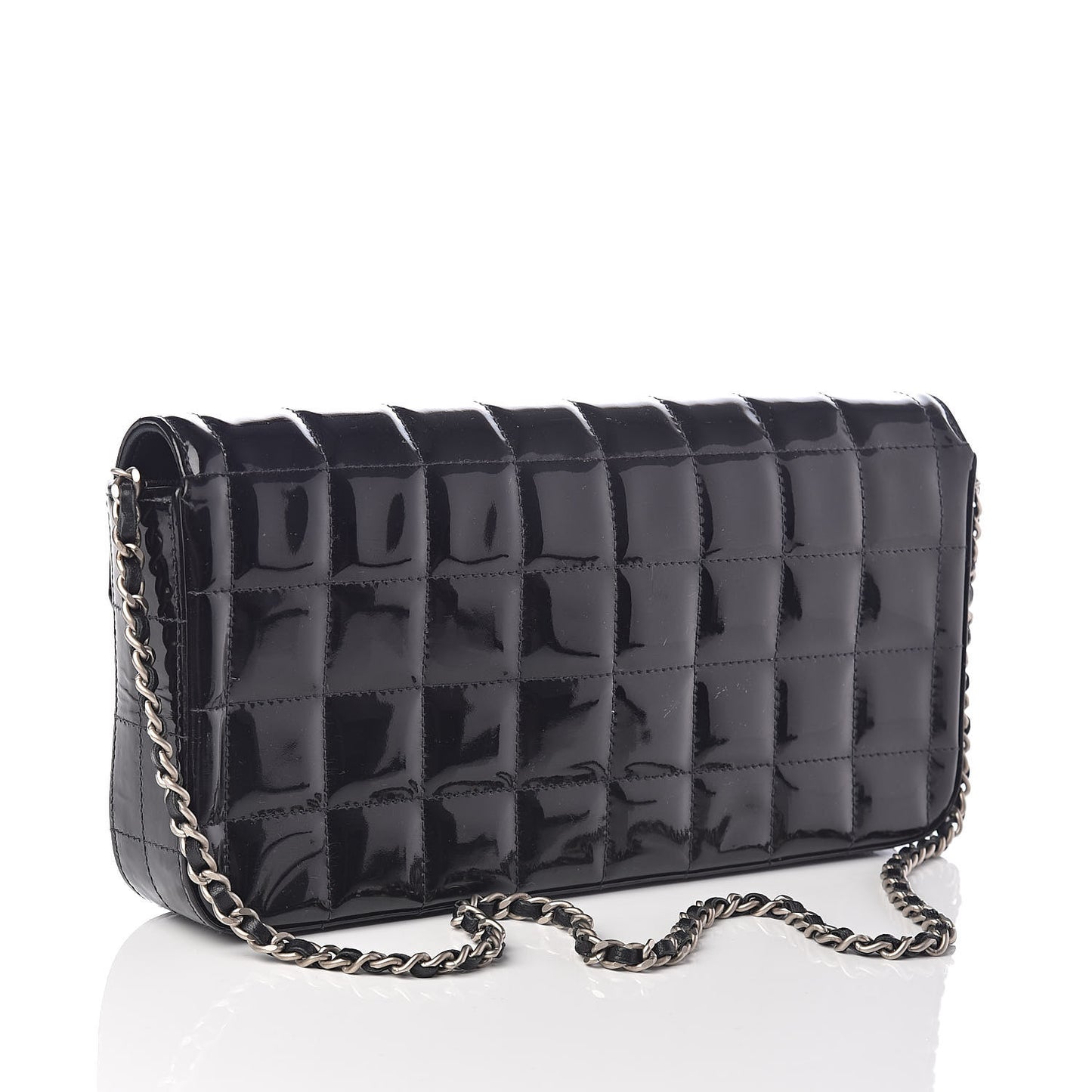Patent East West Chocolate Bar Flap Black