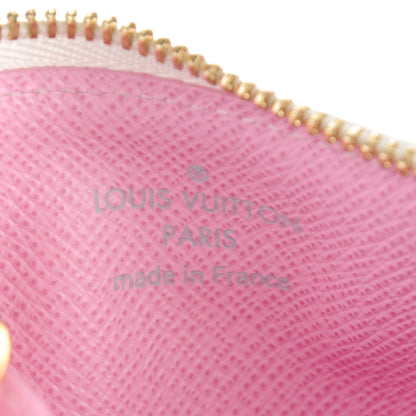 Louis Vuitton Monogram Multicolor Key Pouch White Litchi 6 of 7