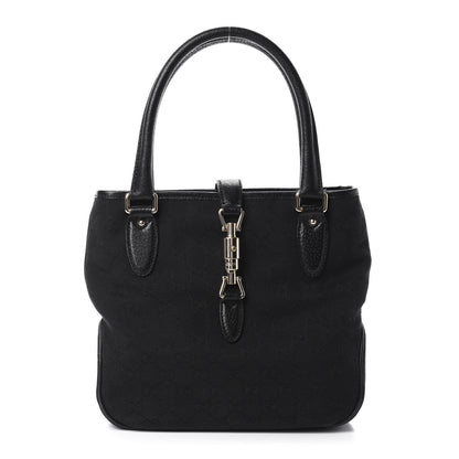 Gucci Monogram Small Jackie O Shoulder Bag Black 1 of 11