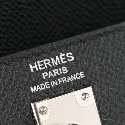 Hermes Epsom Kelly Sellier 25 Black 6 of 11