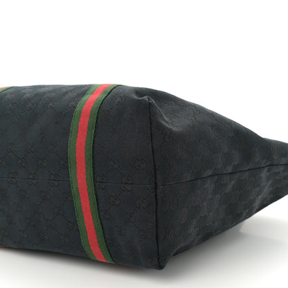 Gucci Monogram Web Large Jolicoeur Tote Black 10 of 10