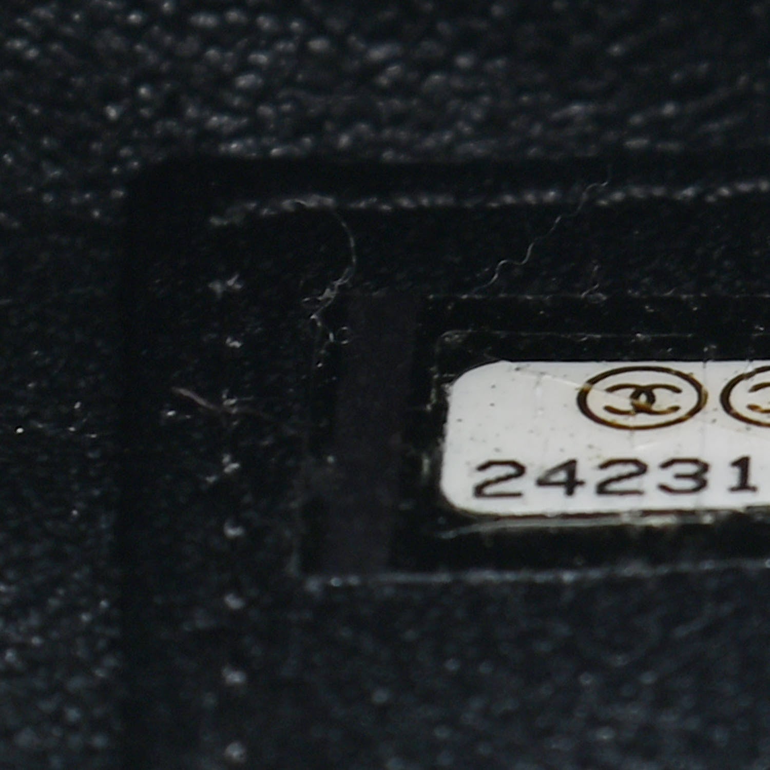 Chanel Caviar Quilted Small CC Filigree Flap White Black 6 of 10