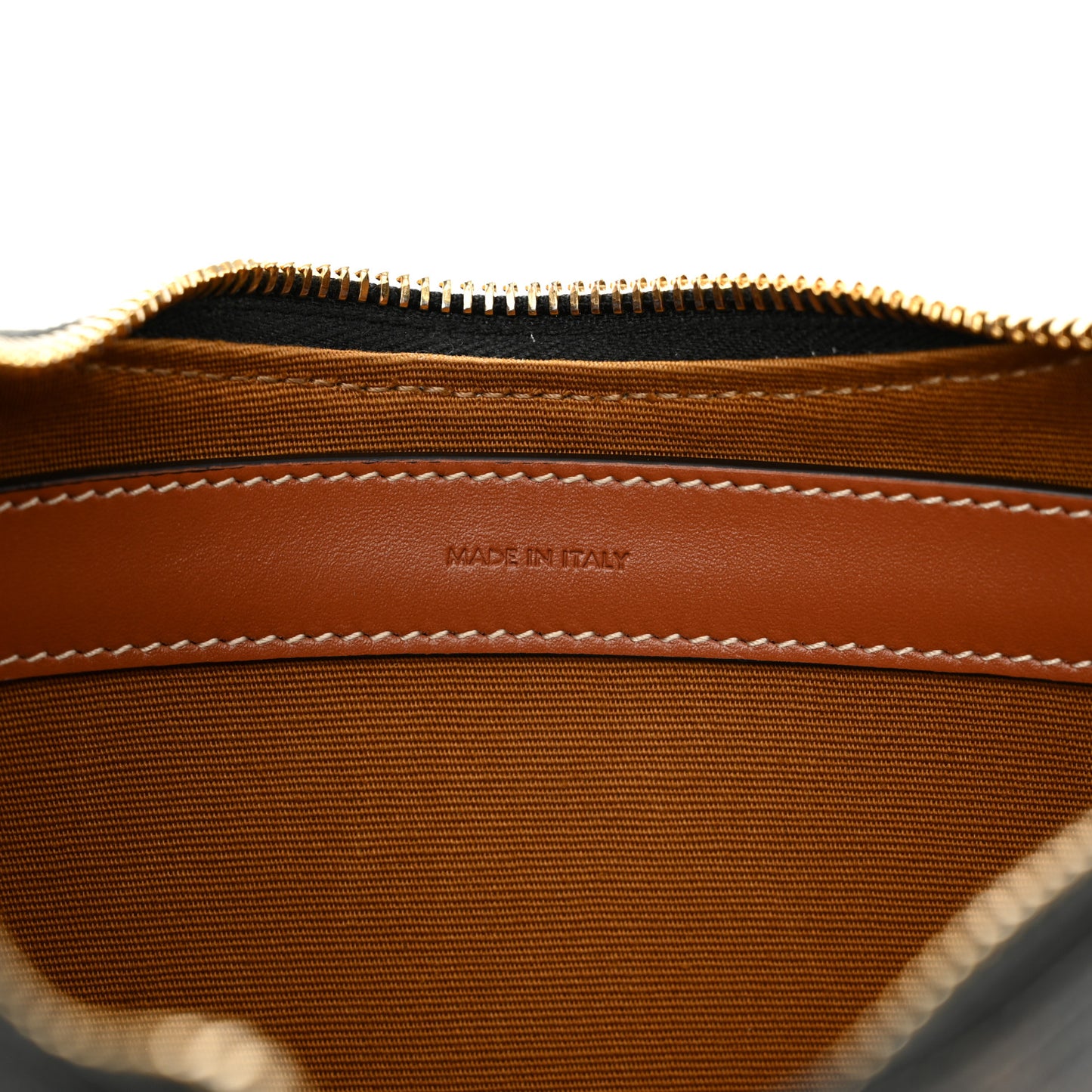 Triomphe Canvas Calfskin Ava Shoulder Bag Tan