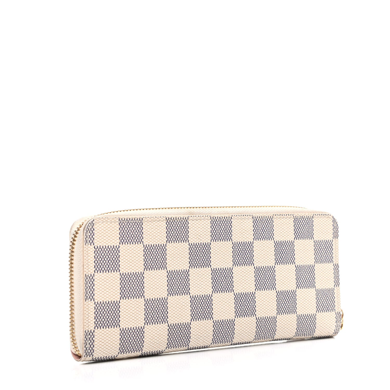 Louis Vuitton Damier Azur Clemence Wallet Rose Ballerine 3 of 8
