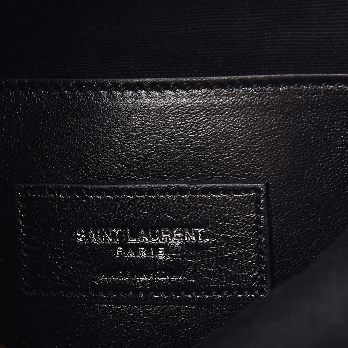 Calfskin Tri-quilt Monogram West Hollywood Clutch Black