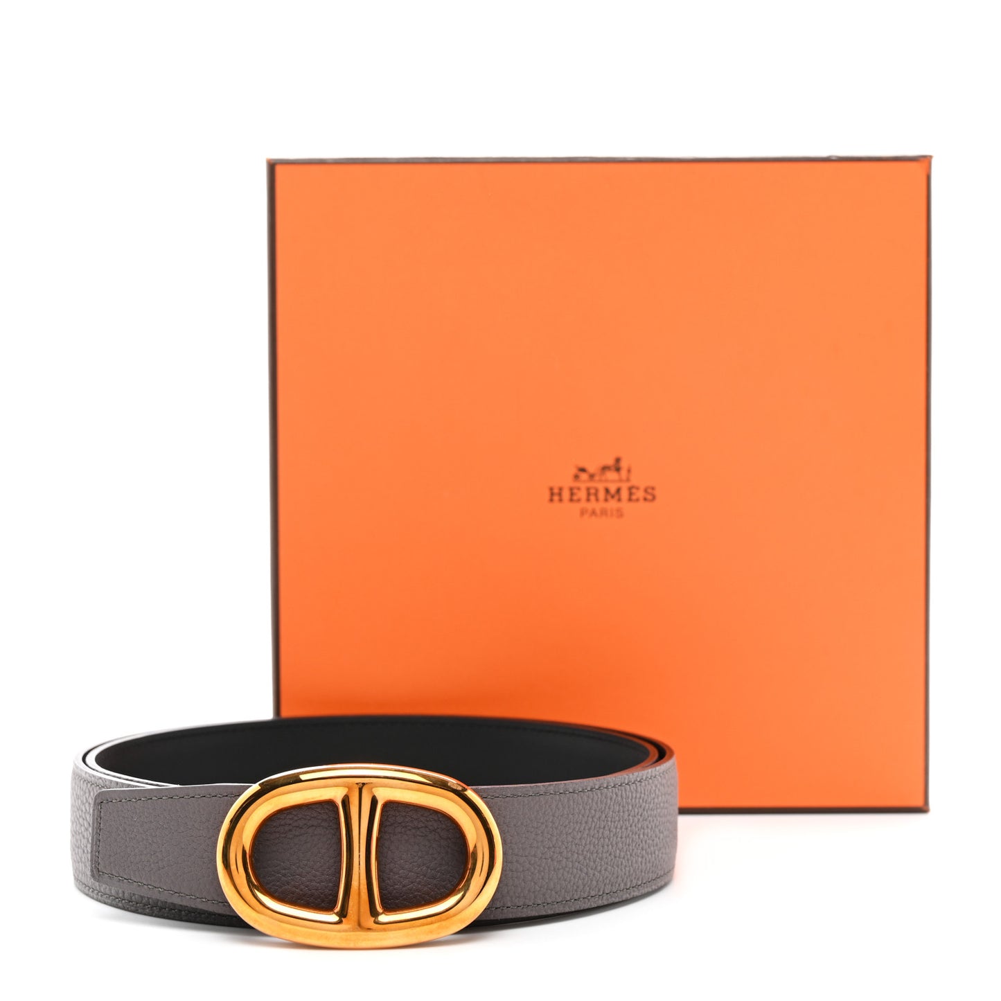 Box Togo 32mm Chaine D'Ancre Belt 85 34 Black Etain