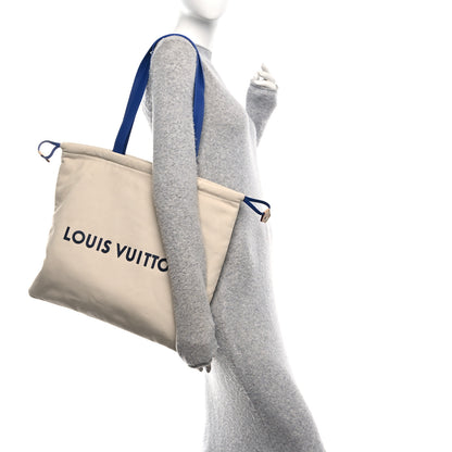 Louis Vuitton Nubuck Dust Bag Tote Ecru White 2 of 9