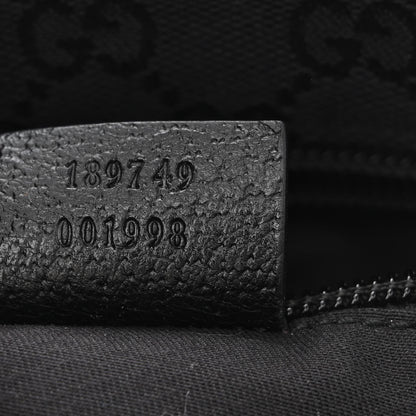 Gucci Monogram Web Small Flat Messenger Crossbody Black 7 of 13