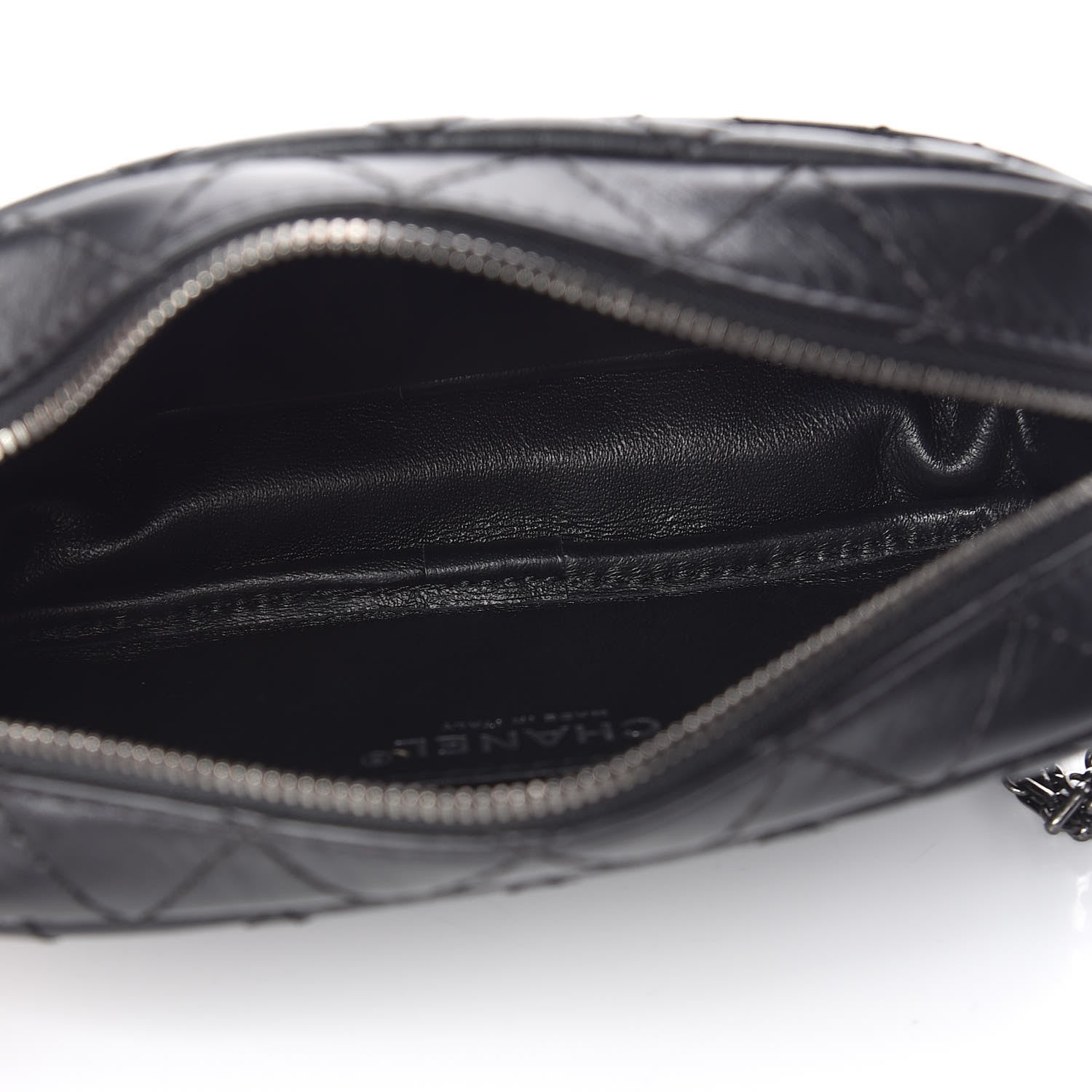 Chanel Aged Calfskin Quilted Mini Reissue Camera Case Black 7 of 11