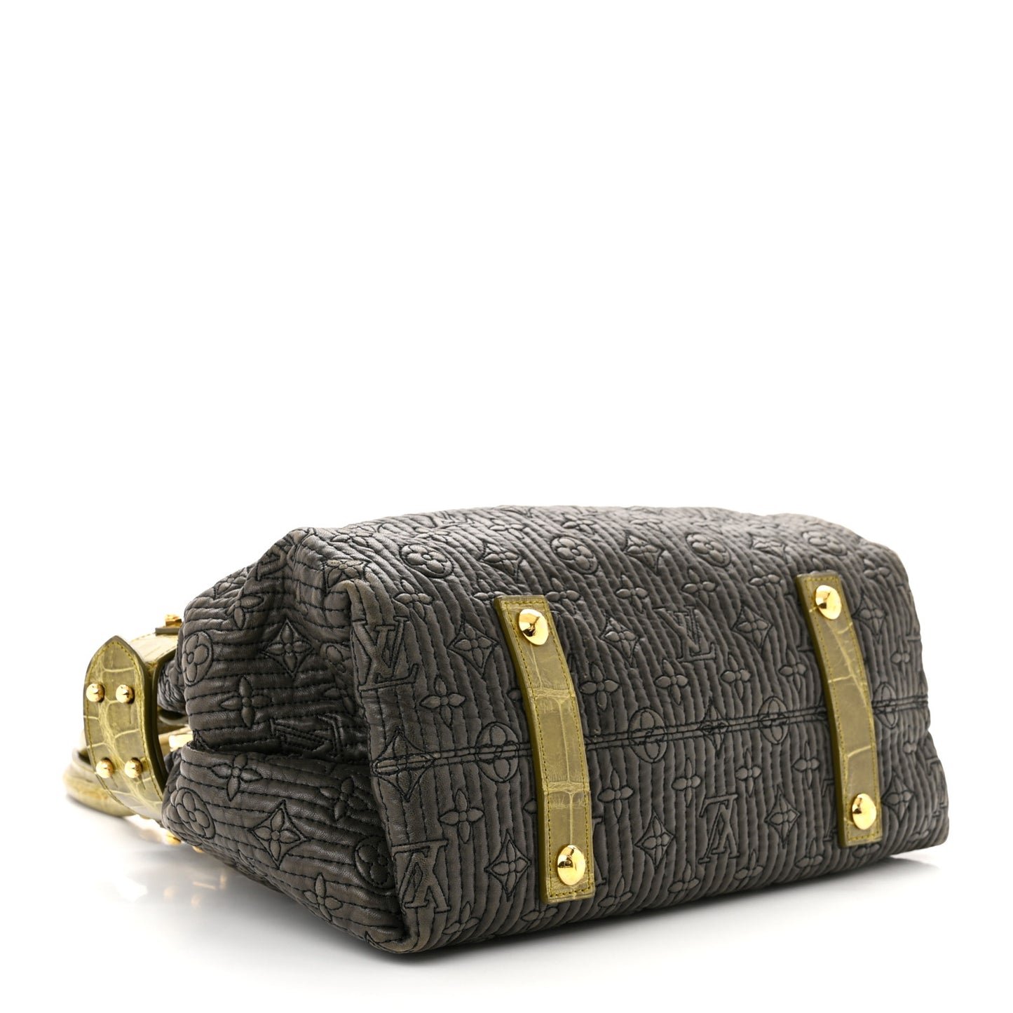 Monogram Motard Alligator Biker Vert Grey
