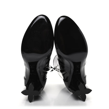 Louis Vuitton Patent Uniformes Silhouette Ankle Boots 38 Black 5 of 7