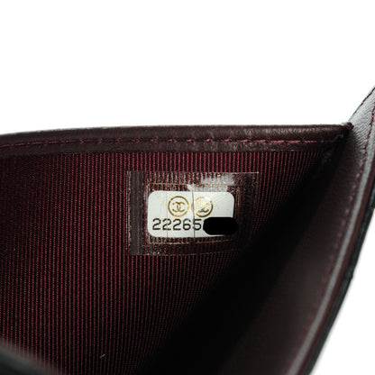Chanel Aged Calfskin Quilted Reissue Compact Wallet Black 8 of 8
