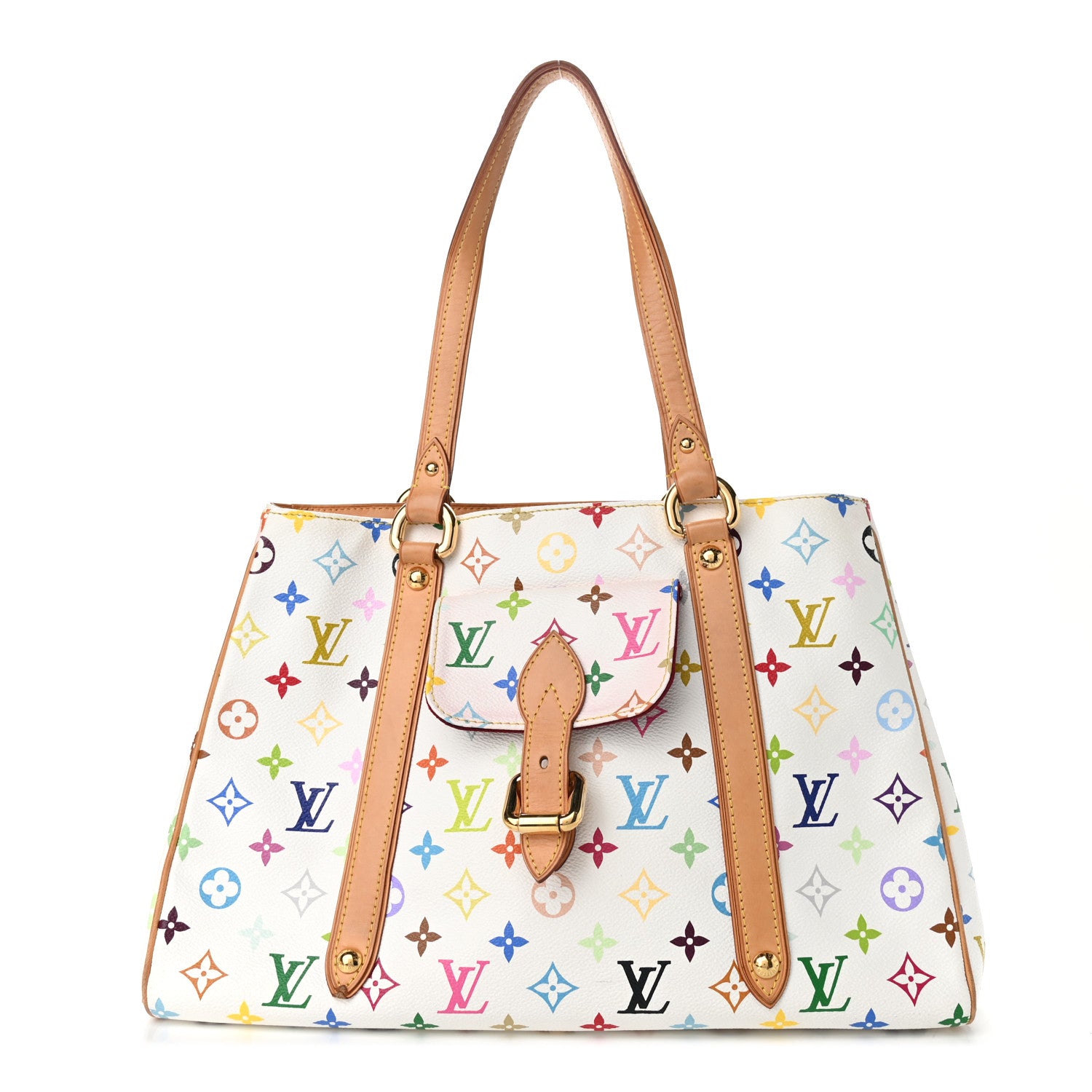 Louis Vuitton Monogram Multicolor Aurelia MM White 1 of 11