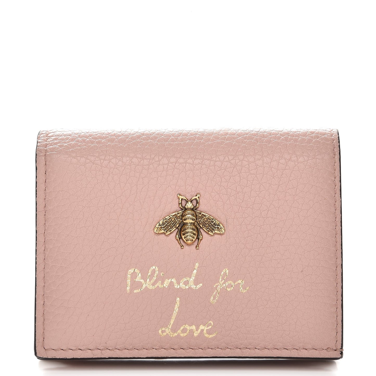 Cellarius Calfskin Blind for Love Animalier Card Case Perfect Pink