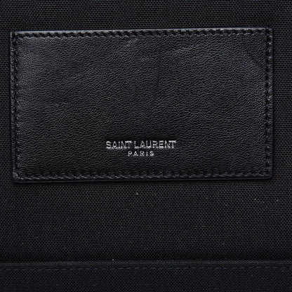 Saint Laurent Calfskin Bandana Stud City Backpack Black 8 of 13