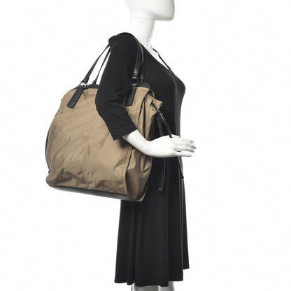 Burberry Nylon Small Buckleigh Packable Tote Birch 2 of 13