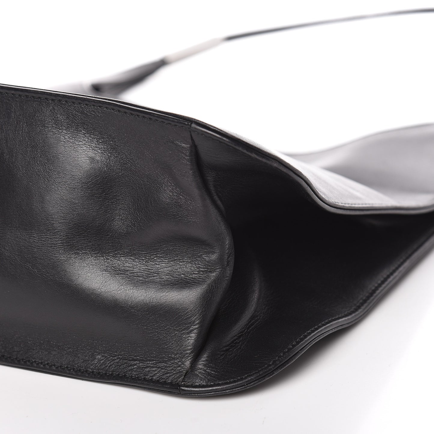 Calfskin Shoulder Bag Black